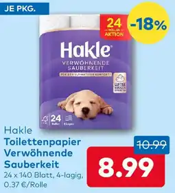 T&G Hakle Toilettenpapier Verwöhnende Sauberkeit Angebot