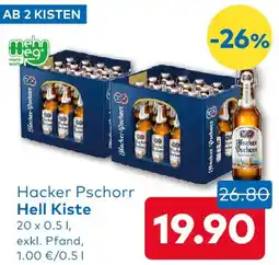 T&G Hacker Pschorr Hell Kiste Angebot
