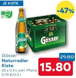 T&G Gösser Naturradler Kiste Angebot