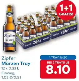 T&G Zipfer Märzen Tray Angebot