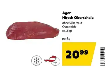 Ager Hirsch Oberschale