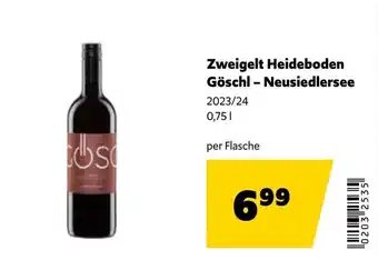 Zweigelt Heideboden Göschl - Neusiedlersee