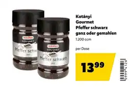Eurogast Grissemann Kotányi Gourmet Pfeffer schwarz Angebot