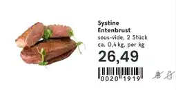 Eurogast Grissemann Systine Entenbrust Angebot