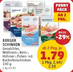 PENNY Berger schinken Angebot