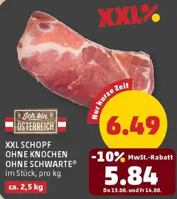 PENNY Xxl schopf ohne knochen ohne schwarte Angebot