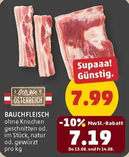 PENNY Bauchfleisch Angebot