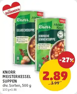 PENNY Knorr meisterkessel suppen Angebot