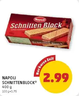 PENNY Napoli schnittenblock Angebot