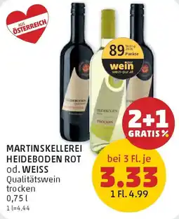 PENNY Martinskellerei heideboden rot od. weiss Angebot