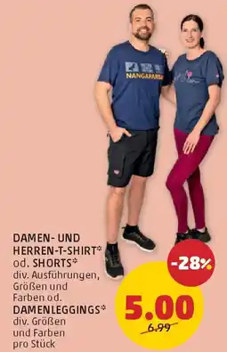 PENNY Damen und herren-t-shirt od. shorts od. damenleggings Angebot