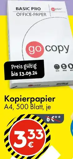 TEDi go copy Kopierpapier Angebot