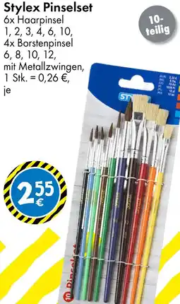 TEDi Stylex Pinselset Angebot