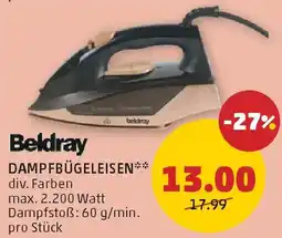 PENNY Beldray Dampfbügeleisen Angebot