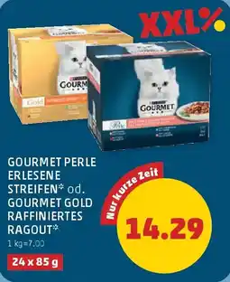 PENNY Gourmet perle erlesene streifen od. gourmet gold raffiniertes ragout Angebot