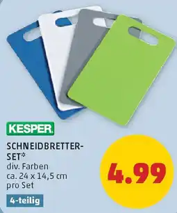 PENNY Kesper schneidbretterset Angebot