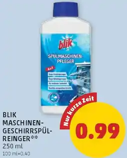 PENNY Blik maschinengeschirrspülreinger Angebot