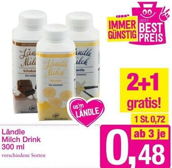 Sutterlüty Ländle Milch Drink 300ml Angebot