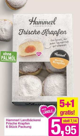 Sutterlüty Hammerl Landbäckerei Frische Krapfen Angebot