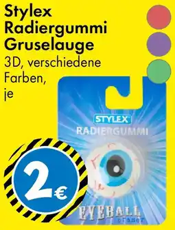 TEDi Stylex Radiergummi Gruselauge Angebot
