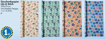 Geschenkpapier Lilo & Stitch