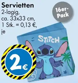 TEDi Servietten Angebot