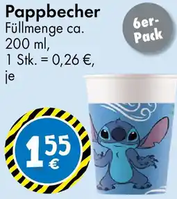TEDi Pappbecher Angebot