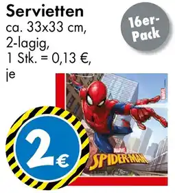 TEDi Servietten Angebot
