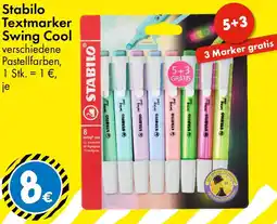 TEDi Stabilo Textmarker Swing Cool Angebot