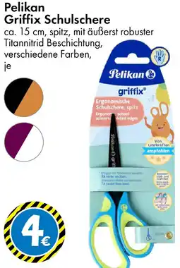 TEDi Pelikan Griffix Schulschere Angebot