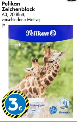 TEDi Pelikan Zeichenblock Angebot