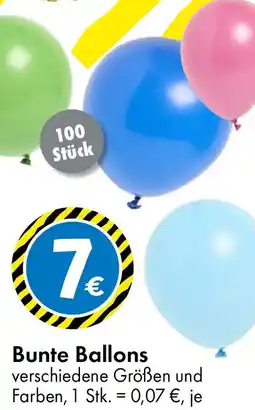 TEDi Bunte Ballons Angebot
