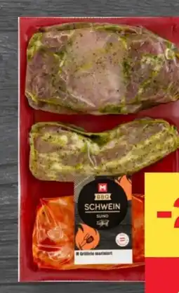 MPreis M-BBQ Grilltrio Schwein mariniert Angebot