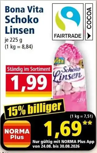 Bona Vita Schoko Linsen