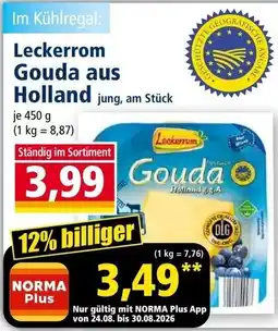 Norma Leckerrom Gouda aus Holland Angebot