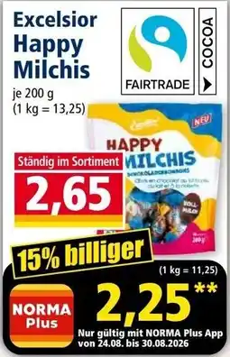 Norma Excelsior Happy Milchis Angebot