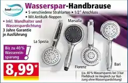 Norma Wasserspar-Handbrause badkomfort Angebot