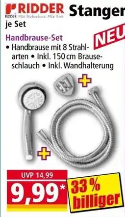 Norma Ridder Handbrause-Set Angebot
