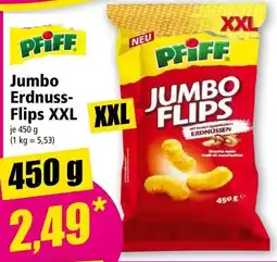 Norma Pfiff Jumbo Erdnuss-Flips XXL Angebot