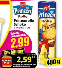 Norma Prinzen Rolle Prinzenrolle Schoko Angebot