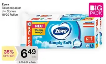 Zewa Toilettenpapier Simply Soft