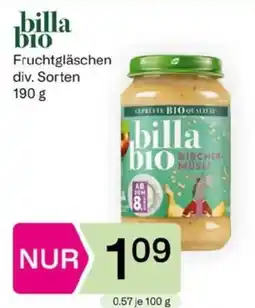 Bipa billa bio Fruchtgläschen Angebot