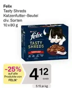Bipa Felix Tasty Shreds Angebot