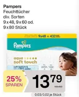 Bipa Pampers Feuchttücher Angebot
