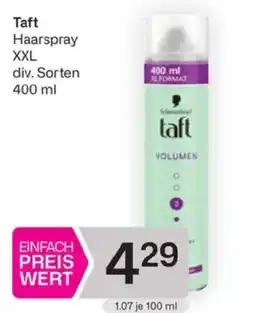 Bipa Taft Haarspray XXL Angebot