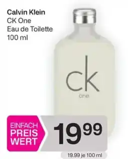 Bipa Calvin Klein CK One Eau de Toilette Angebot