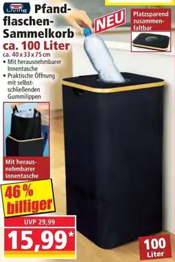 Norma Pfand-flaschen-Sammelkorb Angebot