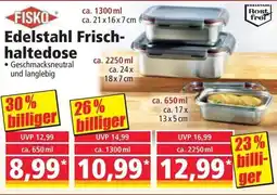 Norma Edelstahl Frischhaltedose Angebot