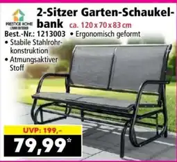 Norma Prestige Home 2-Sitzer Garten-Schaukelbank Angebot