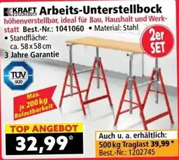 Norma KRAFT Arbeits-Unterstellbock Angebot